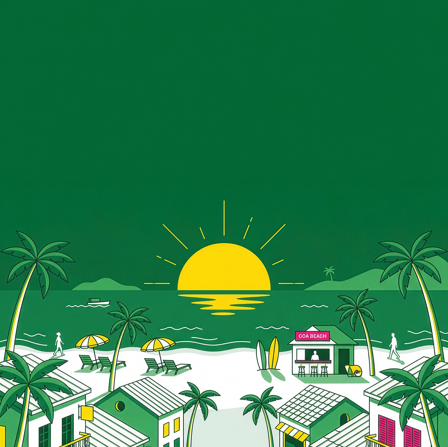 Goa Sunrise Artwork